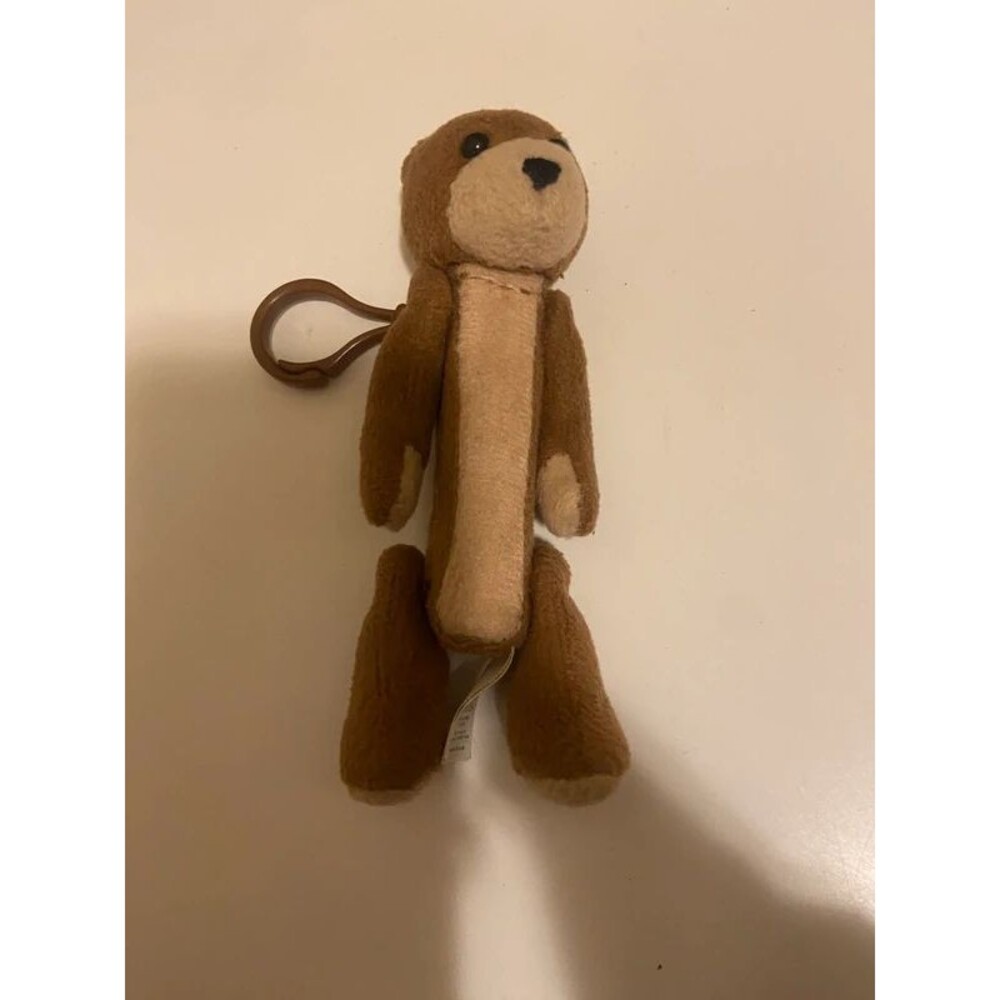 PEZ Fuzzy Friends Gilbert Bear Keychain